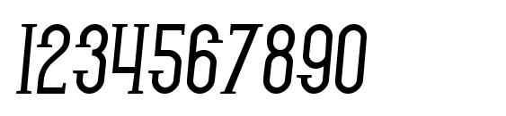 SF Gothican Bold Italic Font, Number Fonts