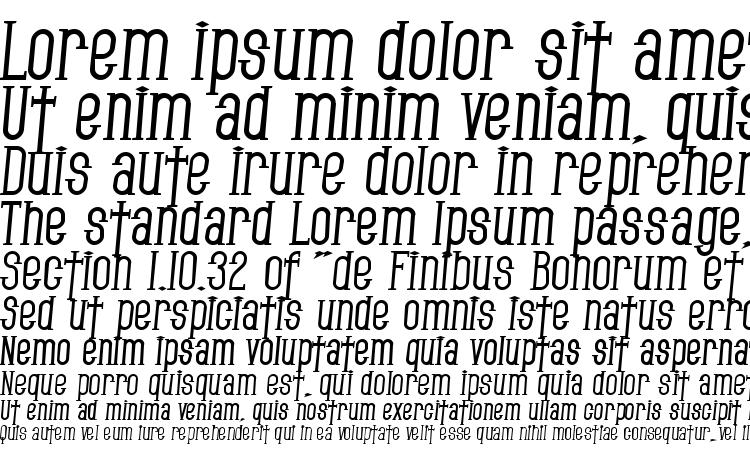 specimens SF Gothican Bold Italic font, sample SF Gothican Bold Italic font, an example of writing SF Gothican Bold Italic font, review SF Gothican Bold Italic font, preview SF Gothican Bold Italic font, SF Gothican Bold Italic font