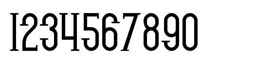 SF Gothican Bold Font, Number Fonts