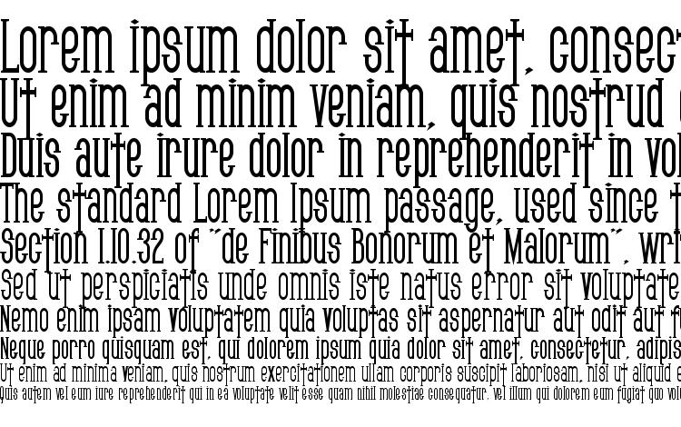 specimens SF Gothican Condensed Bold font, sample SF Gothican Condensed Bold font, an example of writing SF Gothican Condensed Bold font, review SF Gothican Condensed Bold font, preview SF Gothican Condensed Bold font, SF Gothican Condensed Bold font