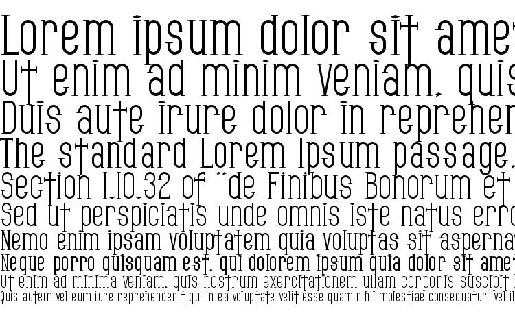 specimens SF Gothican font, sample SF Gothican font, an example of writing SF Gothican font, review SF Gothican font, preview SF Gothican font, SF Gothican font