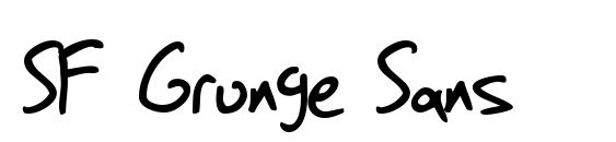 SF Grunge Sans font, free SF Grunge Sans font, preview SF Grunge Sans font