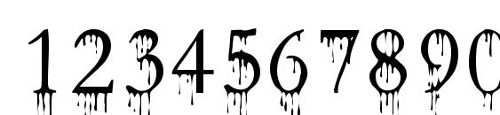 SF Gushing Meadow SC Font, Number Fonts