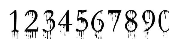 SF Gushing Meadow Font, Number Fonts