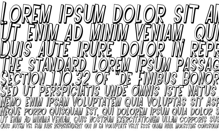 specimens SF Intoxicated Blues Shaded Oblique font, sample SF Intoxicated Blues Shaded Oblique font, an example of writing SF Intoxicated Blues Shaded Oblique font, review SF Intoxicated Blues Shaded Oblique font, preview SF Intoxicated Blues Shaded Oblique font, SF Intoxicated Blues Shaded Oblique font