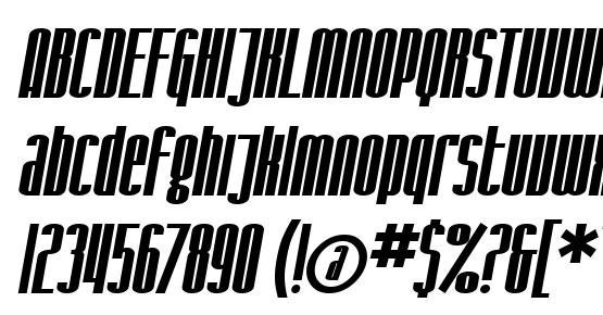 SF Iron Gothic Bold Oblique Font Download Free / LegionFonts