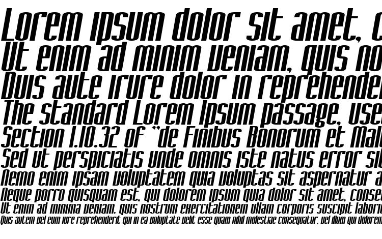 specimens SF Iron Gothic Extended Oblique font, sample SF Iron Gothic Extended Oblique font, an example of writing SF Iron Gothic Extended Oblique font, review SF Iron Gothic Extended Oblique font, preview SF Iron Gothic Extended Oblique font, SF Iron Gothic Extended Oblique font