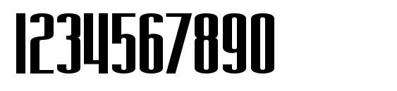 SF Iron Gothic Extended Font, Number Fonts
