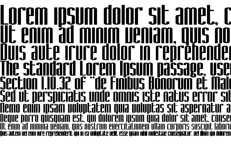 specimens SF Iron Gothic Extended font, sample SF Iron Gothic Extended font, an example of writing SF Iron Gothic Extended font, review SF Iron Gothic Extended font, preview SF Iron Gothic Extended font, SF Iron Gothic Extended font
