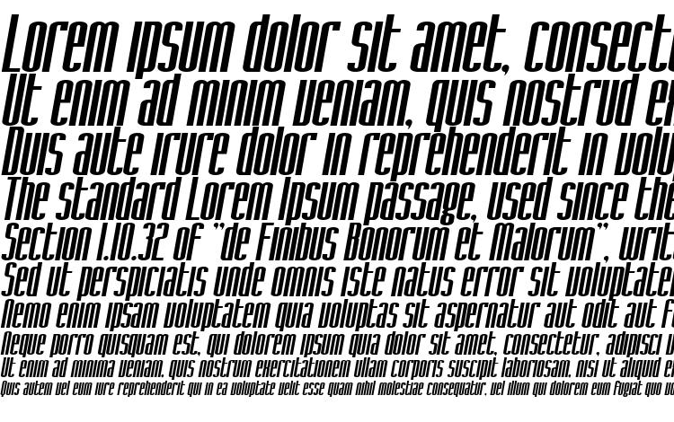 specimens SF Iron Gothic Oblique font, sample SF Iron Gothic Oblique font, an example of writing SF Iron Gothic Oblique font, review SF Iron Gothic Oblique font, preview SF Iron Gothic Oblique font, SF Iron Gothic Oblique font