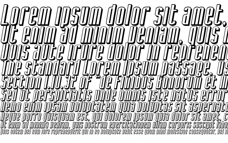 specimens SF Iron Gothic Shaded Oblique font, sample SF Iron Gothic Shaded Oblique font, an example of writing SF Iron Gothic Shaded Oblique font, review SF Iron Gothic Shaded Oblique font, preview SF Iron Gothic Shaded Oblique font, SF Iron Gothic Shaded Oblique font