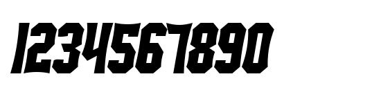 SF Ironsides Bold Italic Font, Number Fonts