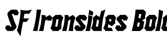шрифт SF Ironsides Bold Italic, бесплатный шрифт SF Ironsides Bold Italic, предварительный просмотр шрифта SF Ironsides Bold Italic