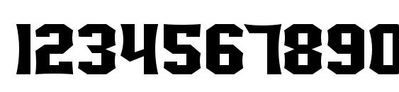 SF Ironsides Extended Font, Number Fonts