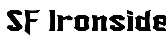 SF Ironsides Extended Font