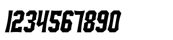 SF Ironsides Italic Font, Number Fonts