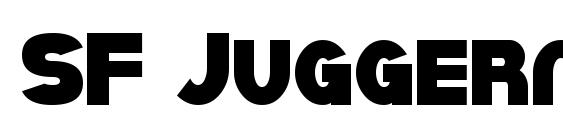 Шрифт SF Juggernaut Condensed Bold