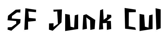 шрифт SF Junk Culture Condensed, бесплатный шрифт SF Junk Culture Condensed, предварительный просмотр шрифта SF Junk Culture Condensed
