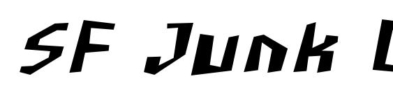 SF Junk Culture Oblique font, free SF Junk Culture Oblique font, preview SF Junk Culture Oblique font