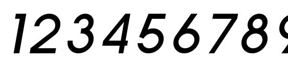 SF Old Republic Italic Font, Number Fonts