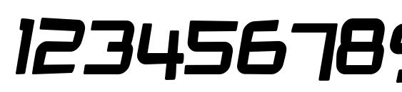 SF Outer Limits Distorted Font, Number Fonts