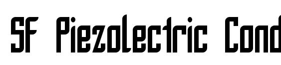 Шрифт SF Piezolectric Condensed