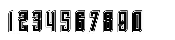 SF Piezolectric Inline Font, Number Fonts