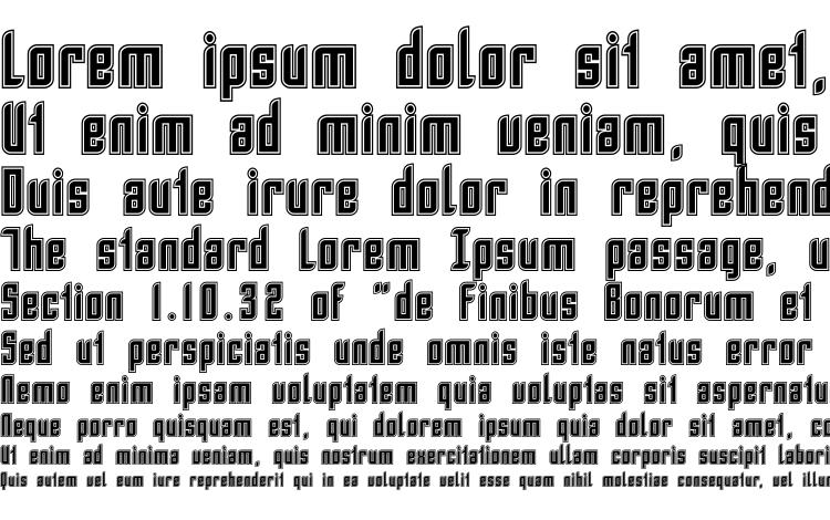 specimens SF Piezolectric Inline font, sample SF Piezolectric Inline font, an example of writing SF Piezolectric Inline font, review SF Piezolectric Inline font, preview SF Piezolectric Inline font, SF Piezolectric Inline font