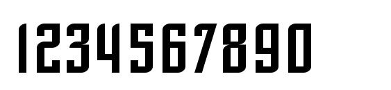 SF Piezolectric Font, Number Fonts