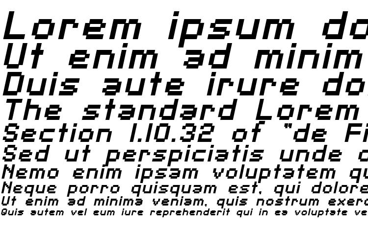 specimens SF Pixelate Bold Oblique font, sample SF Pixelate Bold Oblique font, an example of writing SF Pixelate Bold Oblique font, review SF Pixelate Bold Oblique font, preview SF Pixelate Bold Oblique font, SF Pixelate Bold Oblique font