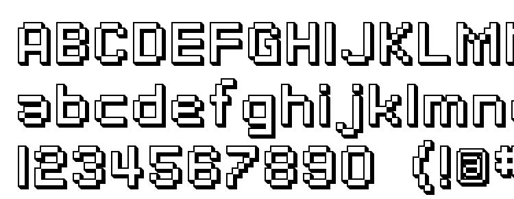 glyphs SF Pixelate Shaded font, сharacters SF Pixelate Shaded font, symbols SF Pixelate Shaded font, character map SF Pixelate Shaded font, preview SF Pixelate Shaded font, abc SF Pixelate Shaded font, SF Pixelate Shaded font