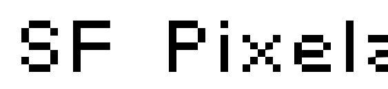 SF Pixelate font, free SF Pixelate font, preview SF Pixelate font