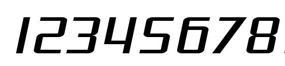 SF Proverbial Gothic Extended Oblique Font, Number Fonts