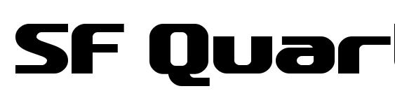 Шрифт SF Quartzite Bold