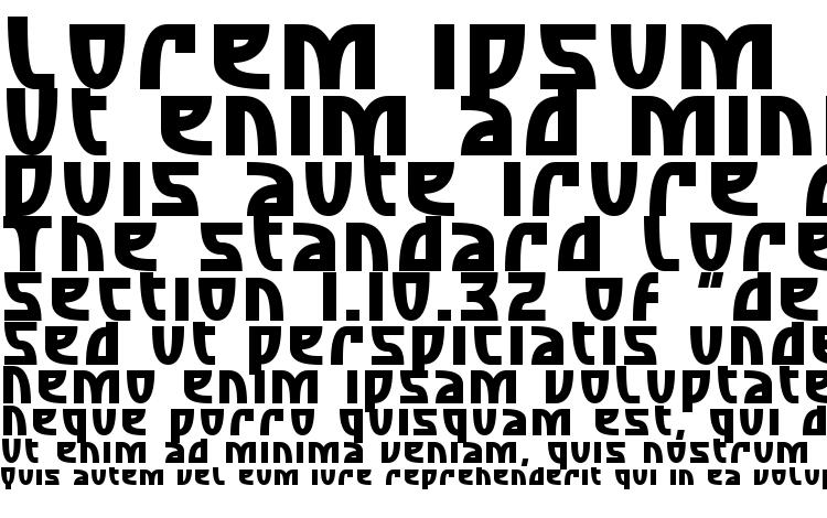 specimens SF Retroesque Bold font, sample SF Retroesque Bold font, an example of writing SF Retroesque Bold font, review SF Retroesque Bold font, preview SF Retroesque Bold font, SF Retroesque Bold font