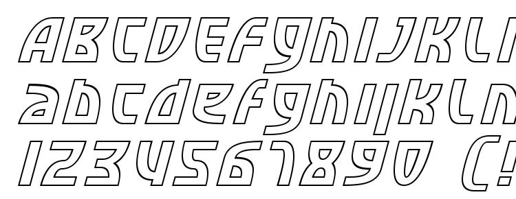 glyphs SF Retroesque Outline Italic font, сharacters SF Retroesque Outline Italic font, symbols SF Retroesque Outline Italic font, character map SF Retroesque Outline Italic font, preview SF Retroesque Outline Italic font, abc SF Retroesque Outline Italic font, SF Retroesque Outline Italic font