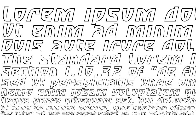 specimens SF Retroesque Outline Oblique font, sample SF Retroesque Outline Oblique font, an example of writing SF Retroesque Outline Oblique font, review SF Retroesque Outline Oblique font, preview SF Retroesque Outline Oblique font, SF Retroesque Outline Oblique font