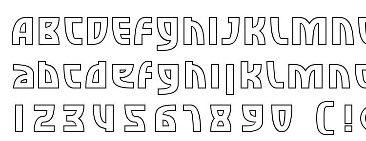 glyphs SF Retroesque Outline font, сharacters SF Retroesque Outline font, symbols SF Retroesque Outline font, character map SF Retroesque Outline font, preview SF Retroesque Outline font, abc SF Retroesque Outline font, SF Retroesque Outline font