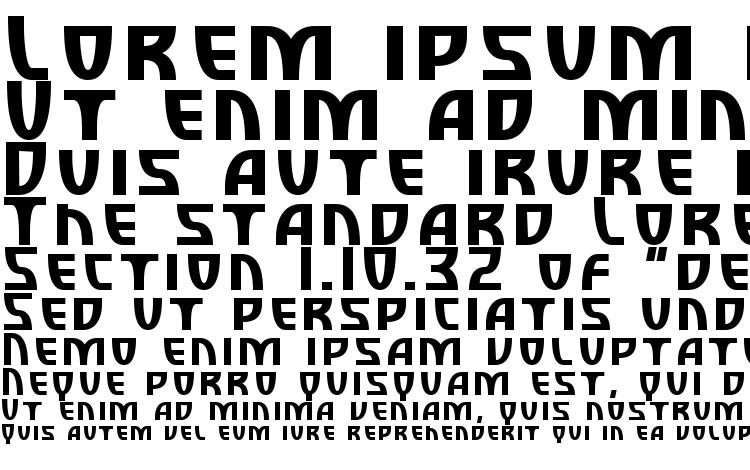 specimens SF Retroesque SC font, sample SF Retroesque SC font, an example of writing SF Retroesque SC font, review SF Retroesque SC font, preview SF Retroesque SC font, SF Retroesque SC font