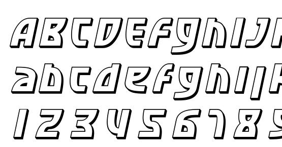 SF Retroesque Shaded Oblique Font Download Free / LegionFonts