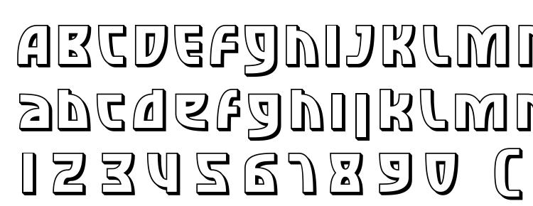 glyphs SF Retroesque Shaded font, сharacters SF Retroesque Shaded font, symbols SF Retroesque Shaded font, character map SF Retroesque Shaded font, preview SF Retroesque Shaded font, abc SF Retroesque Shaded font, SF Retroesque Shaded font