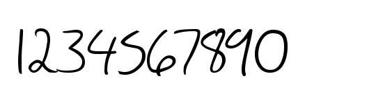 SF Scribbled Sans SC Font, Number Fonts