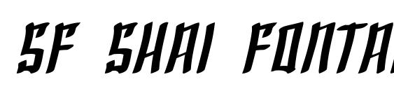 SF Shai Fontai Bold Oblique font, free SF Shai Fontai Bold Oblique font, preview SF Shai Fontai Bold Oblique font