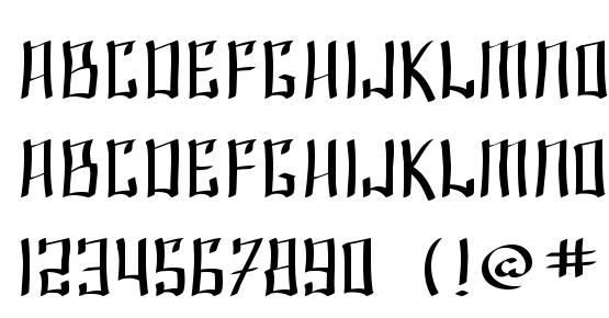 SF Shai Fontai Extended Font Download Free / LegionFonts