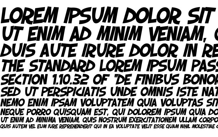 образцы шрифта SF Slapstick Comic Bold Oblique, образец шрифта SF Slapstick Comic Bold Oblique, пример написания шрифта SF Slapstick Comic Bold Oblique, просмотр шрифта SF Slapstick Comic Bold Oblique, предосмотр шрифта SF Slapstick Comic Bold Oblique, шрифт SF Slapstick Comic Bold Oblique