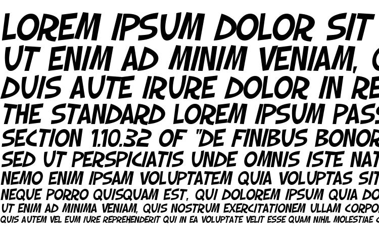 specimens SF Slapstick Comic Oblique font, sample SF Slapstick Comic Oblique font, an example of writing SF Slapstick Comic Oblique font, review SF Slapstick Comic Oblique font, preview SF Slapstick Comic Oblique font, SF Slapstick Comic Oblique font
