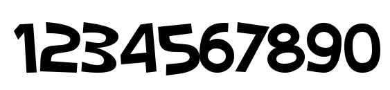 SF Slapstick Comic Font, Number Fonts