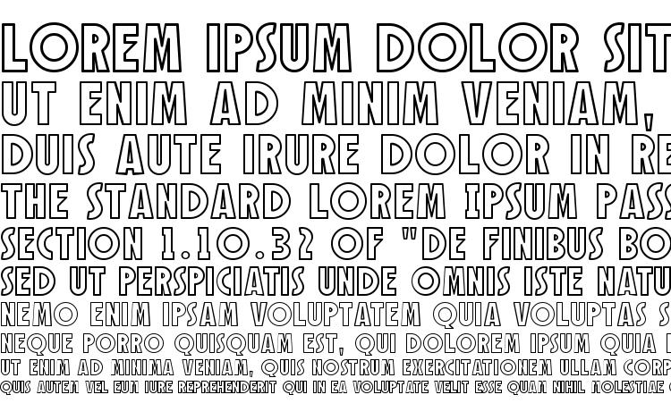 specimens SF Speakeasy Outline font, sample SF Speakeasy Outline font, an example of writing SF Speakeasy Outline font, review SF Speakeasy Outline font, preview SF Speakeasy Outline font, SF Speakeasy Outline font