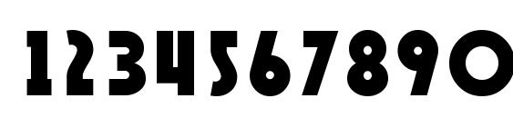 SF Speakeasy Font, Number Fonts