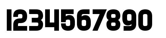 SF Speedwaystar Bold Font, Number Fonts